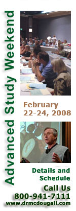 McDougall Advanced Study Weekend - Feb. 22-24, 2008