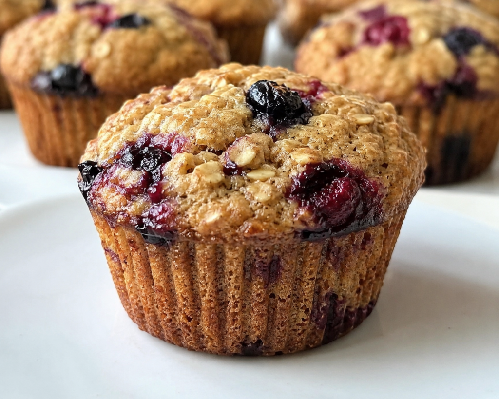 Mixed Berry Oatmeal Muffin Cups