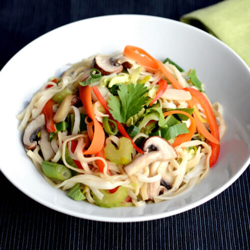 Asian Noodles and Vegetables