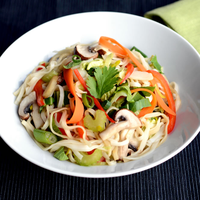 Asian Noodles and Vegetables