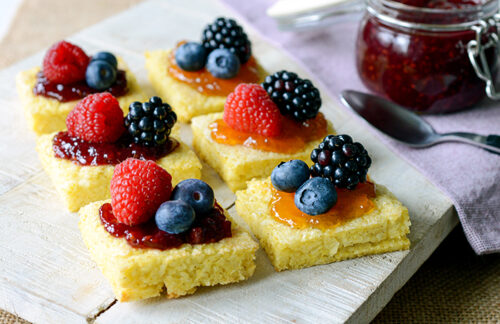 Baked Millet Breakfast Squares