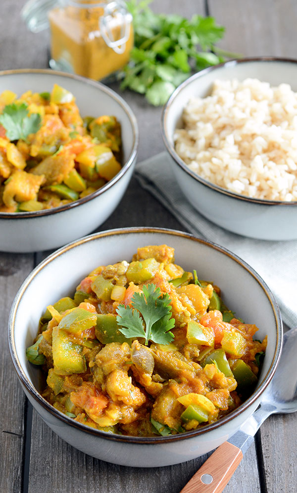 Curried Eggplant