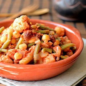 Moroccan Chickpea and Cauliflower Stew