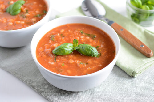 Roasted Tomato Basil Soup