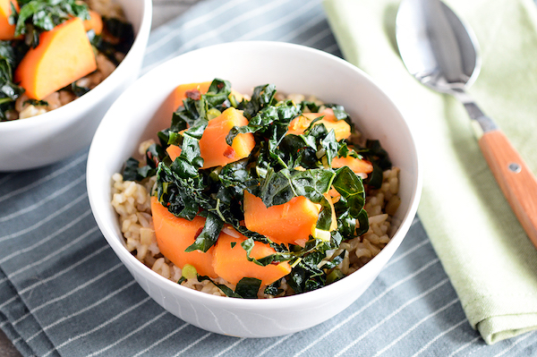 Yam and Kale Soup