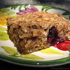 Banana Blueberry Bars