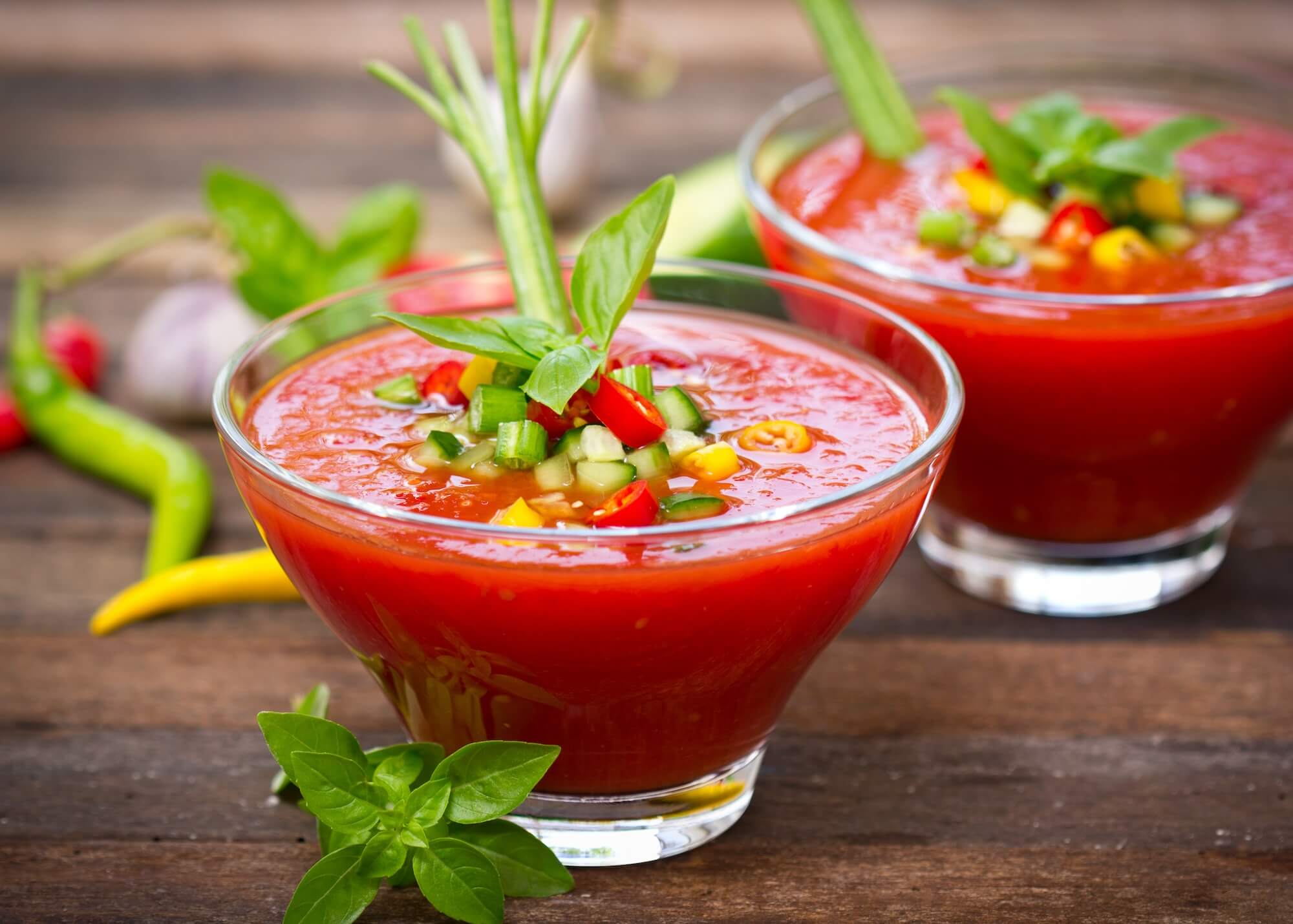 Pacho Recipe Chunky Gazpacho Recipe | Dr. McDougall