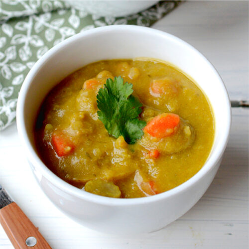 Hearty Split Pea Vegetable Soup