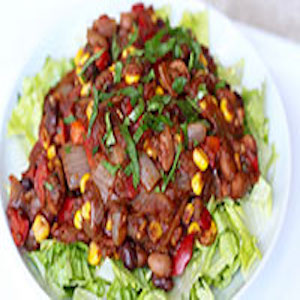 Hot-Cold Enchilada Salad