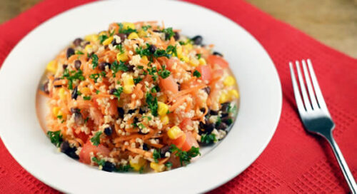 Millet and Black Bean Salad
