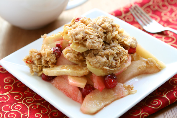 Pear-Cranberry Crumble