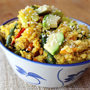 Quinoa Curry Bowl