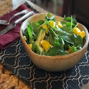 Spinach, Fennel and Mango Salad