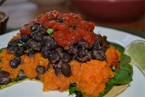 Sweet Potato Tostadas