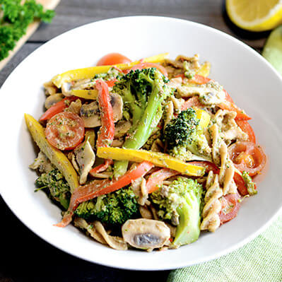 Creamy Pasta Primavera